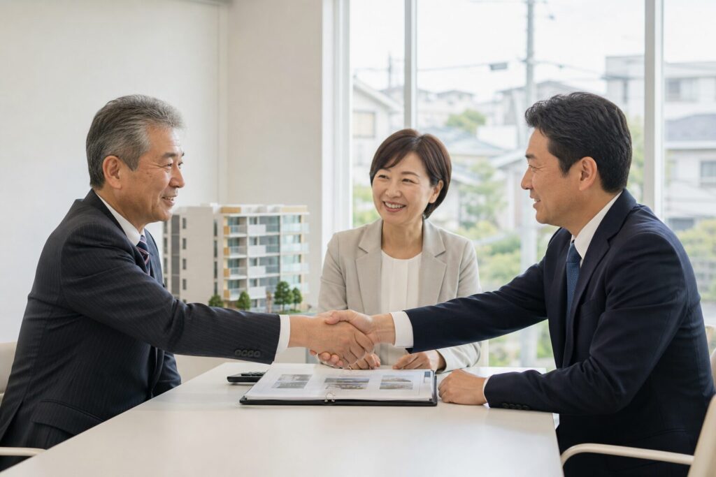 賃貸管理会社 M&A事例を象徴する匿名の日本人経営者による事業承継協議